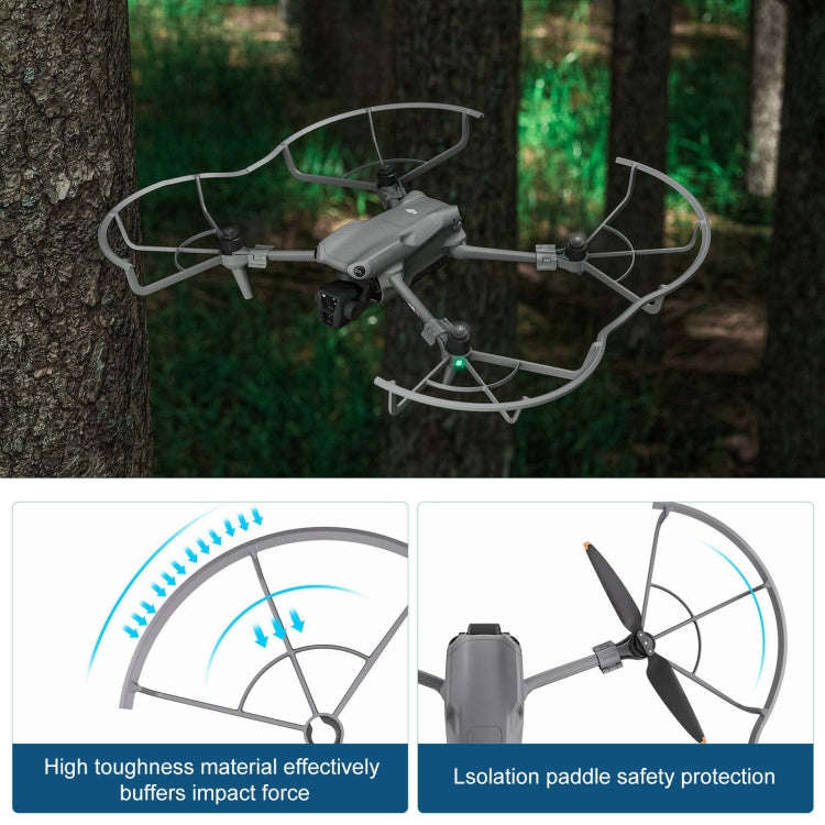 For DJI Air 3 STARTRC Drone Propeller Protective Guard Anti-collision Ring (Grey)