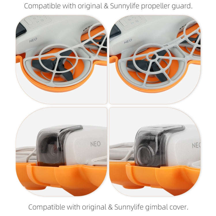 For DJI Neo Sunnylife Butterfly Storage Box Anti-collision Anti-scratch Protection Case (Grey)