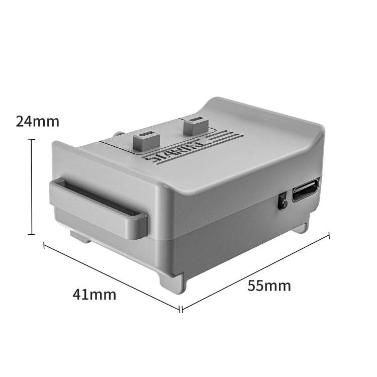 For DJI Mini 4 Pro STARTRC Magnetic Air-Dropping System Thrower Parabolic Bracket (Grey)