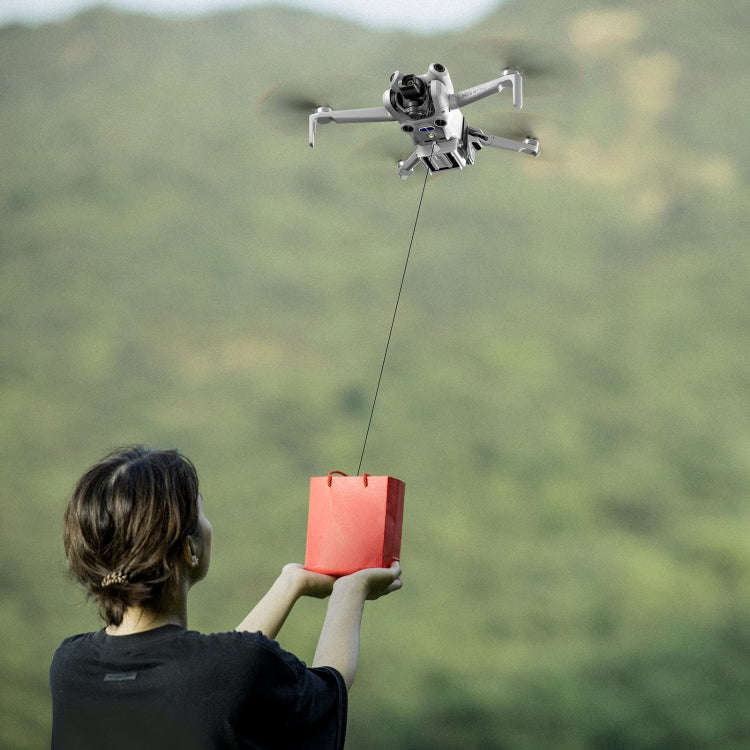 For DJI Mini 4 Pro STARTRC Magnetic Air-Dropping System Thrower Parabolic Bracket (Grey)