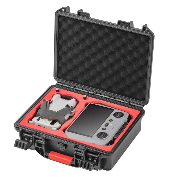 For DJI Mini 4 Pro STARTRC Standard Drone Kit Waterproof ABS Suitcase Storage Box (Black)
