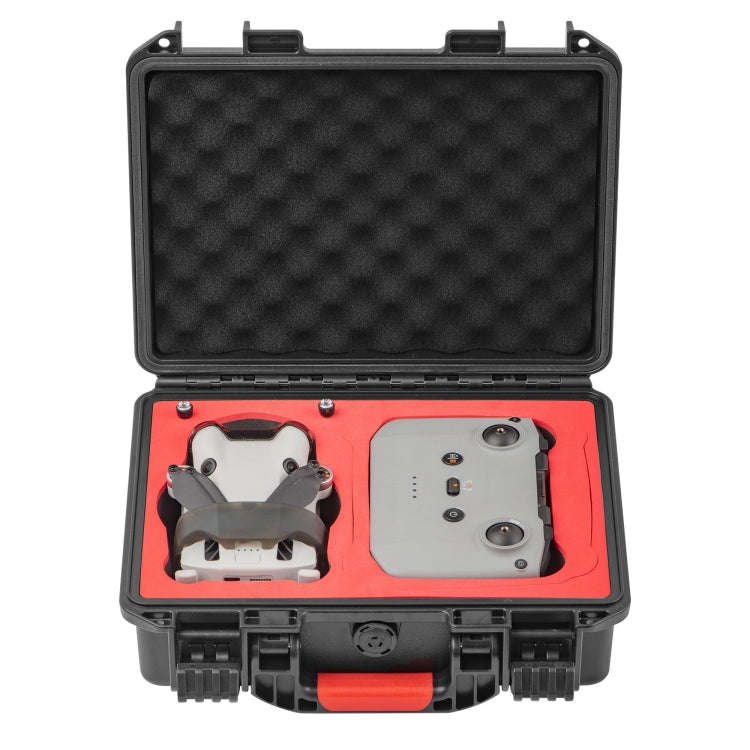 For DJI Mini 4 Pro STARTRC Standard Drone Kit Waterproof ABS Suitcase Storage Box (Black)