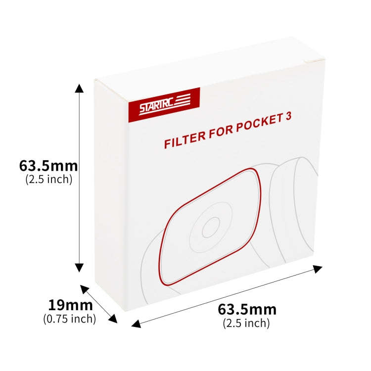 For DJI OSMO Pocket 3 STARTRC Star Lens Filter