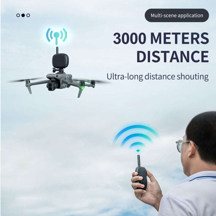 STARTRC Drone Megaphone Wireless Portable Speaker 3KM Control for DJI Mavic / Air / Mini Series (...