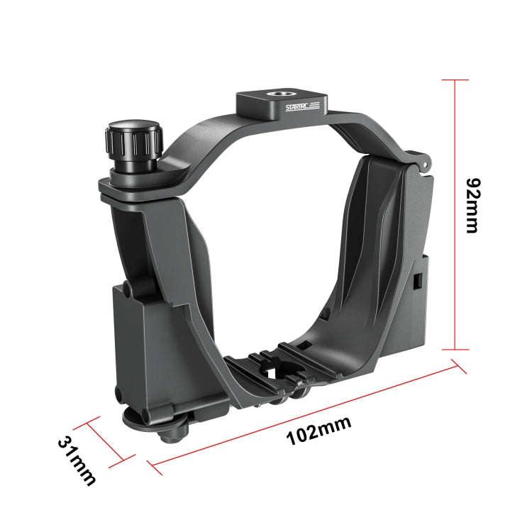 For DJI Air 3 STARTRC Air-Dropping System Thrower Parabolic (Grey)