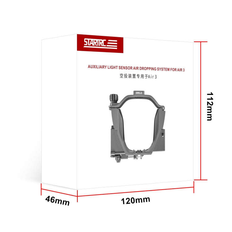 For DJI Air 3 STARTRC Air-Dropping System Thrower Parabolic (Grey)