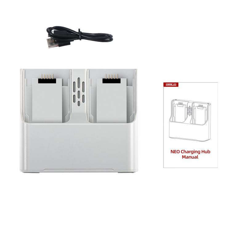 For DJI Neo Two-way Charging Butler Battery Charger Hub (Grey)