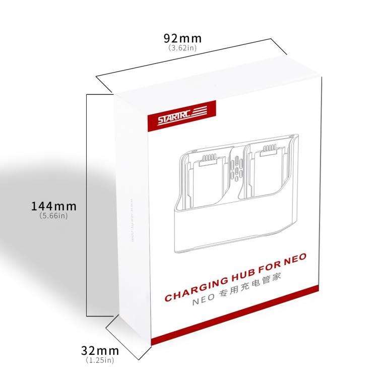 For DJI Neo Two-way Charging Butler Battery Charger Hub (Grey)