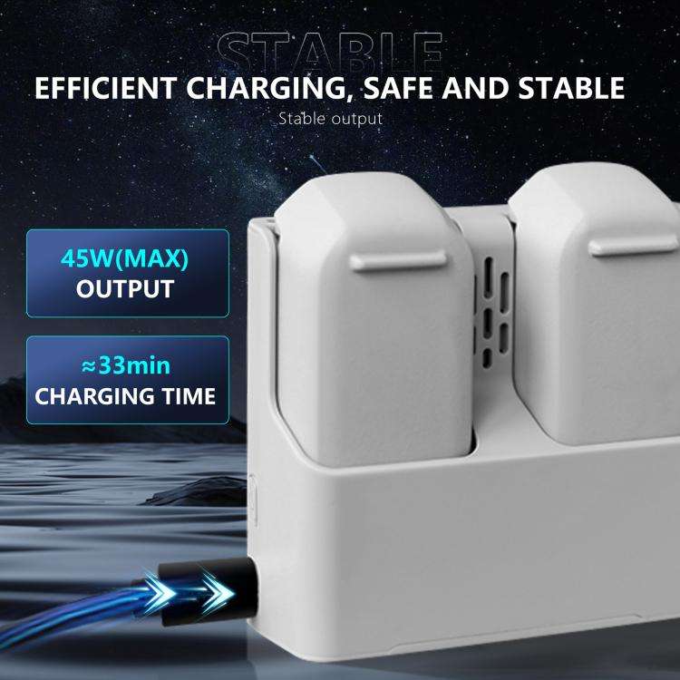 For DJI Neo Two-way Charging Butler Battery Charger Hub (Grey)