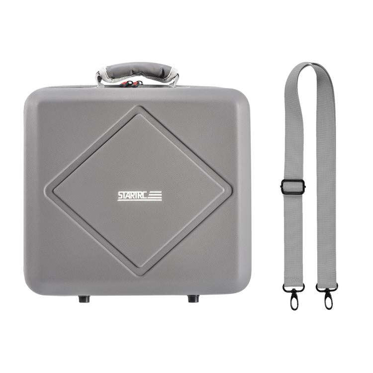 For DJI Air 3 / Air 3S / Mini 4 Pro STARTRC Dual-Drone Shoulder Storage Bag PU Handbag (Grey)
