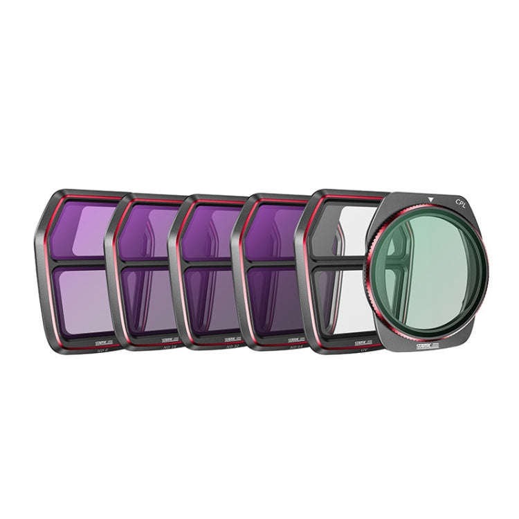 For DJI Air 3S STARTRC 6 in 1 ND8 ND16 ND32 ND64 UV CPL Lens Filter