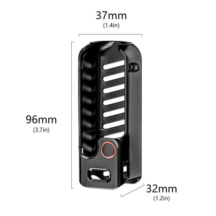For DJI OSMO Pocket 3 STARTRC Body TPU Cover Case (Black)