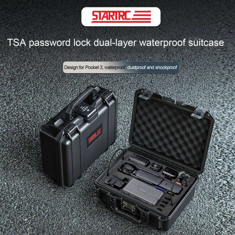 For DJI Osmo Pocket 3 STARTRC TSA Combination Lock Waterproof EVA ABS Dual-layer Suitcase Storage...