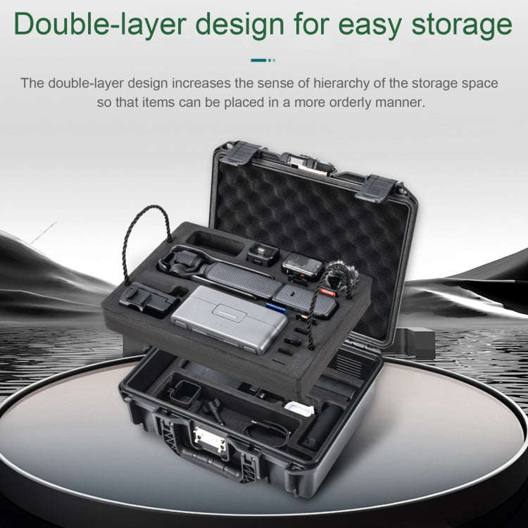 For DJI Osmo Pocket 3 STARTRC TSA Combination Lock Waterproof EVA ABS Dual-layer Suitcase Storage...