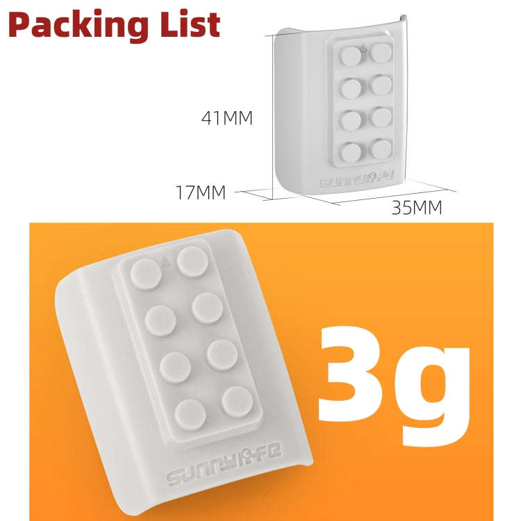 For DJI Neo Sunnylife Building Blocks Adapter Funny Building Bricks Toy Expansion Accessories (Grey)