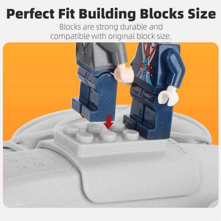 For DJI Neo Sunnylife Building Blocks Adapter Funny Building Bricks Toy Expansion Accessories (Grey)
