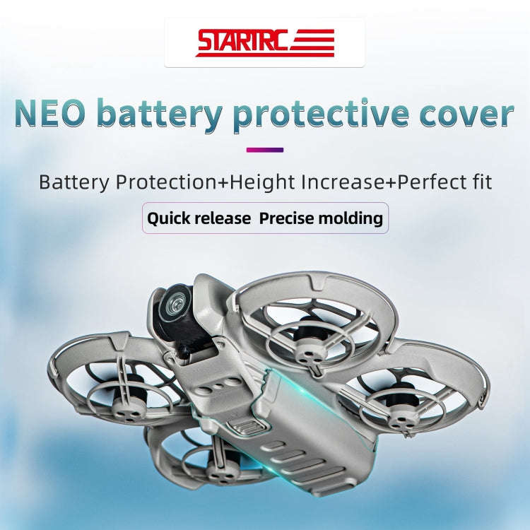 For DJI Neo STARTR Drone Battery Cover Landing Gear Holder (Orange)