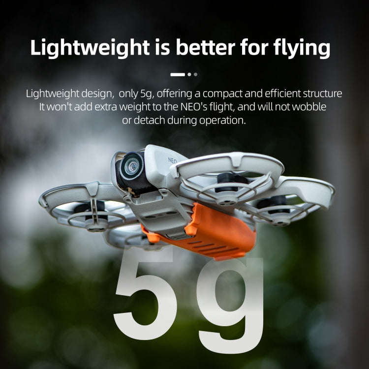 For DJI Neo STARTR Drone Battery Cover Landing Gear Holder (Orange)