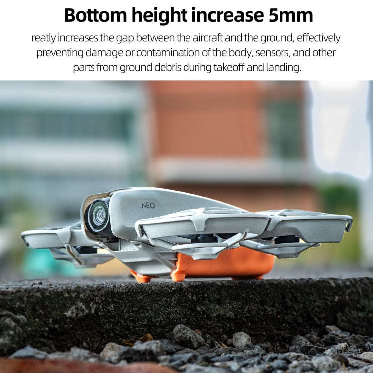 For DJI Neo STARTR Drone Battery Cover Landing Gear Holder (Orange)