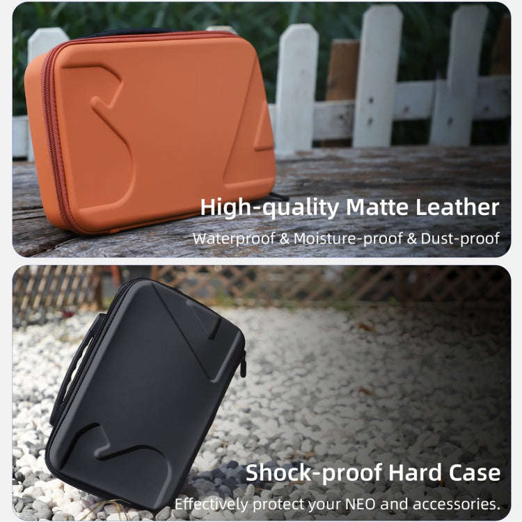 For DJI Osmo Action 5 Pro / 4 / 3 Sunnylife Portable Carrying Case Adventure Combo Bag (Orange)