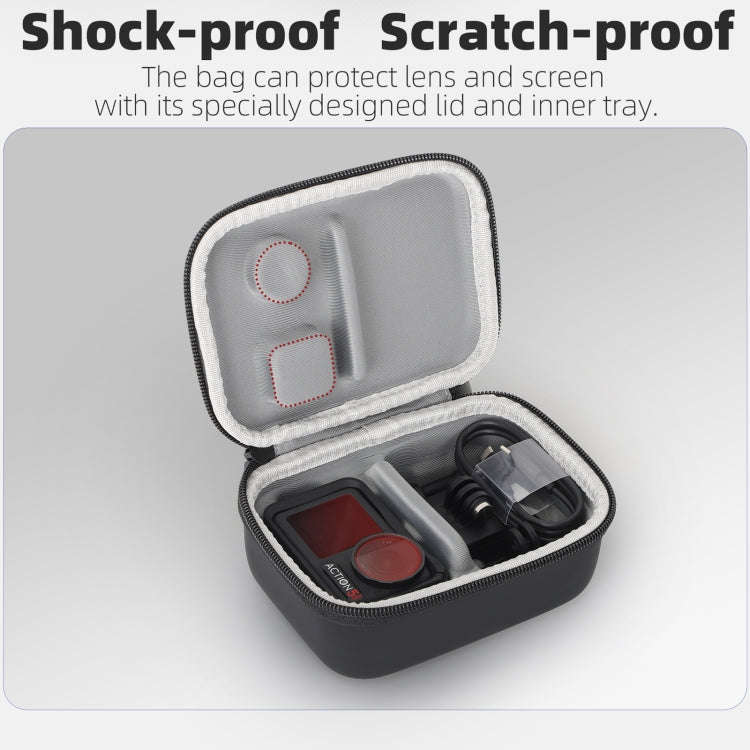 For DJI Osmo Action 5 Pro / 4 / 3 Sunnylife Portable Carrying Case Mini Standard Combo Bag (Orange)