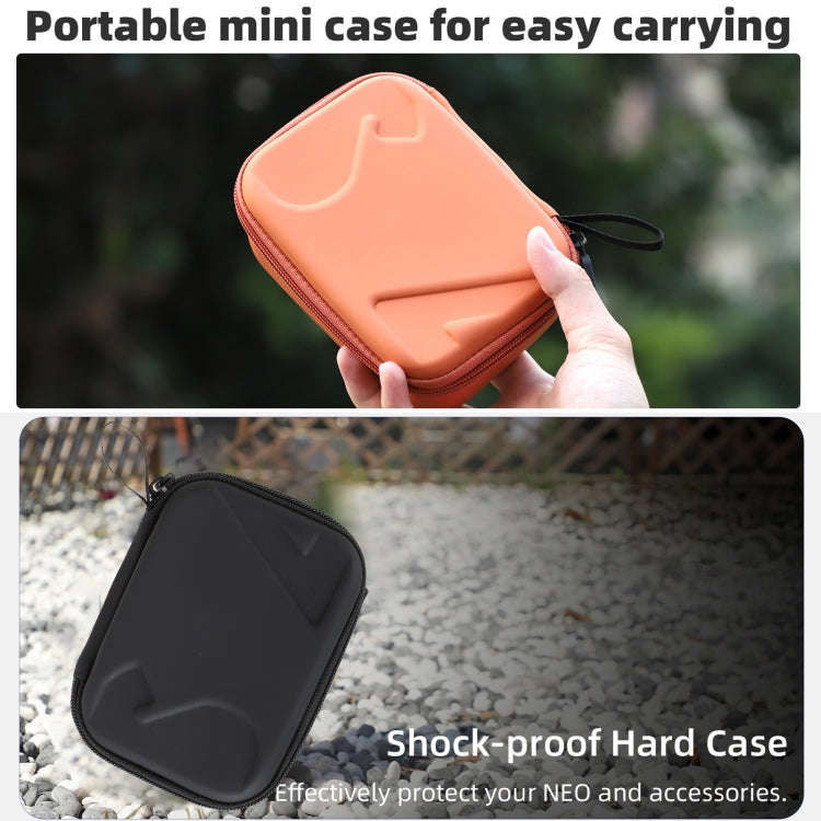 For DJI Osmo Action 5 Pro / 4 / 3 Sunnylife Portable Carrying Case Mini Standard Combo Bag (Orange)