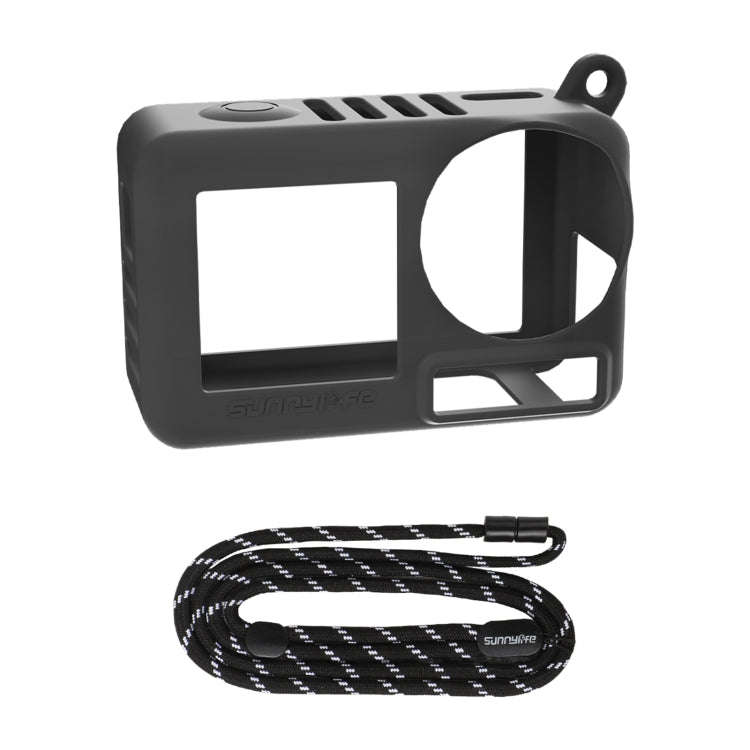 For DJI Osmo Action 5 Pro Sunnylife Silicone Protective Case Scratch-proof Camera Cover with Lany...
