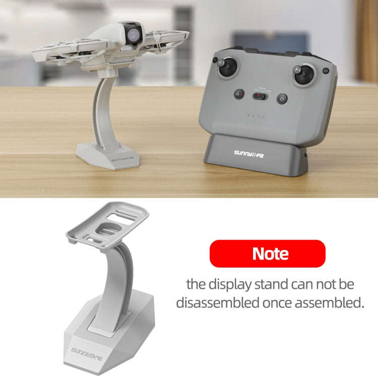 For DJI Neo Sunnylife Desktop Display Stand Drone Mount Exhibition Base Bracket (Grey)