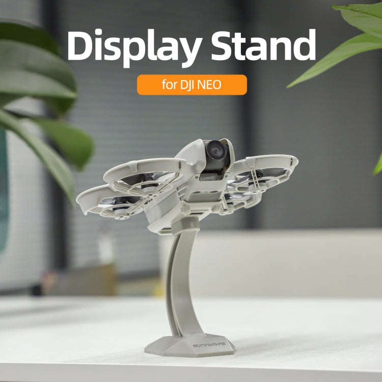 For DJI Neo Sunnylife Desktop Display Stand Drone Mount Exhibition Base Bracket (Grey)