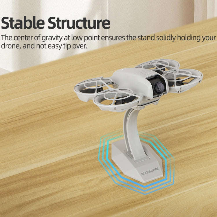 For DJI Neo Sunnylife Desktop Display Stand Drone Mount Exhibition Base Bracket (Grey)