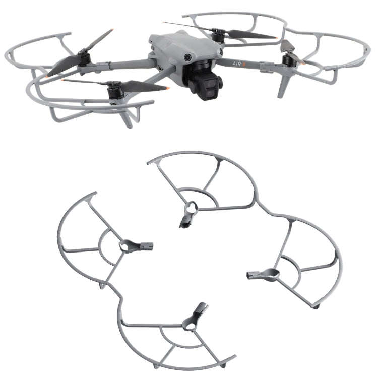 For DJI Air 3S / 3 Sunnylife Propellers Guard Protector Integrated Shielding Rings Quick Release ...
