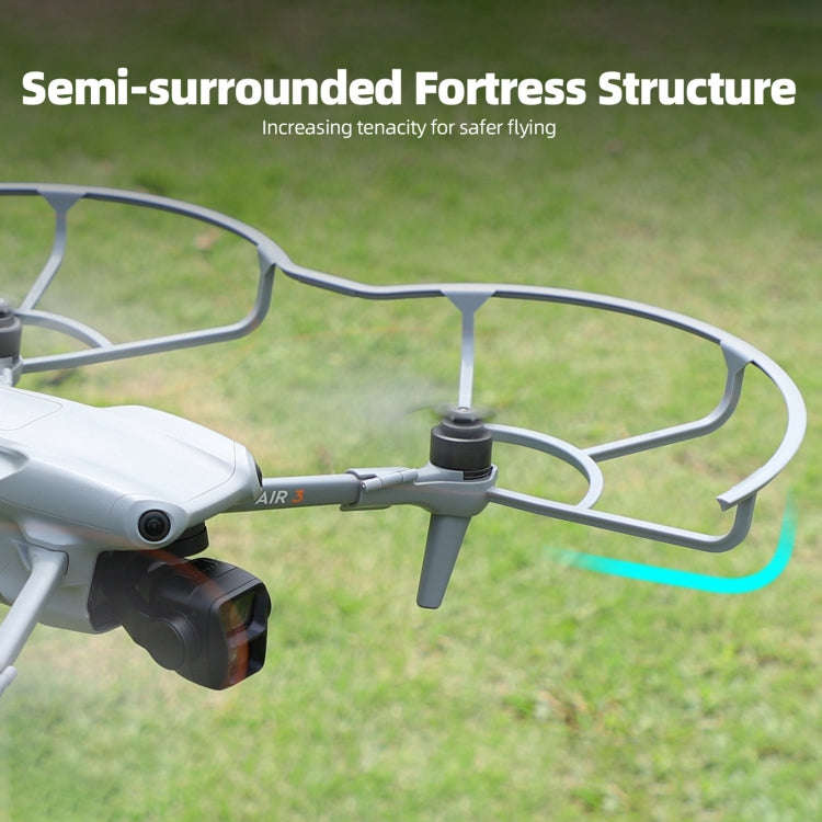 For DJI Air 3S / 3 Sunnylife Propellers Guard Protector Integrated Shielding Rings Quick Release ...