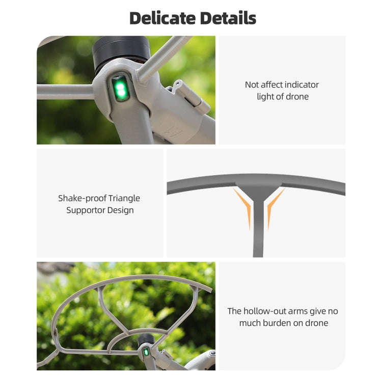 For DJI Air 3S / 3 Sunnylife Propellers Guard Protector Integrated Shielding Rings Quick Release ...