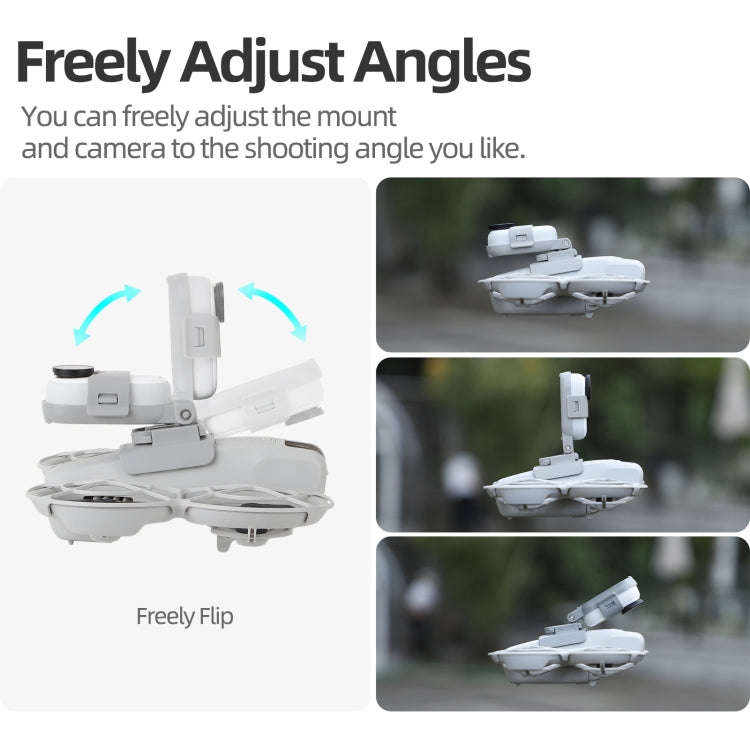 For DJI Neo / Insta360 GO 3S / GO 3 Sunnylife Drone Expansion Mount Action Camera Holder Adapter ...