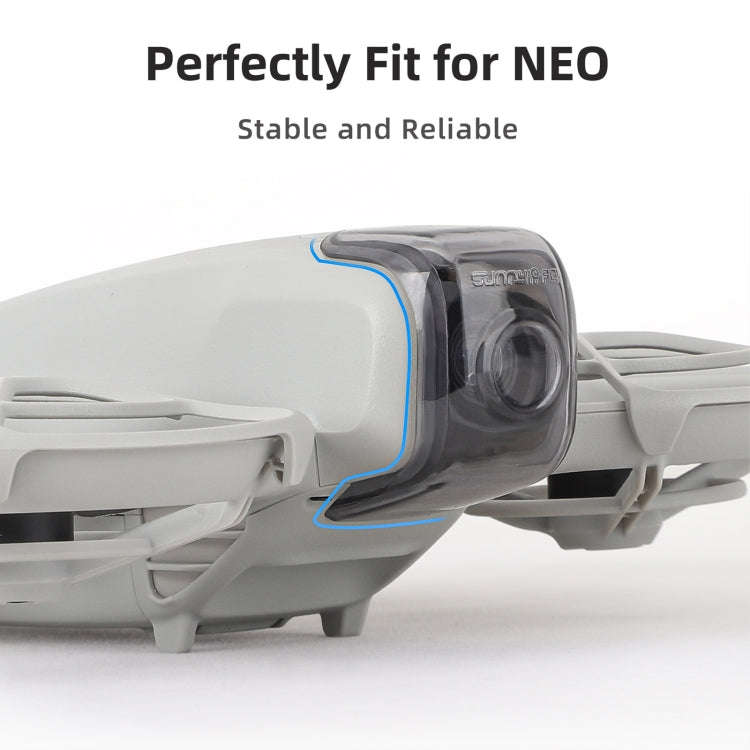 For DJI Neo Sunnylife Integrated Gimbal Protector Camera Lens Cover (Clear Grey)