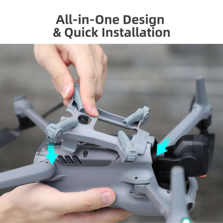 For DJI Air 3S / 3 Sunnylife Landing Gear Extensions Heightened Spider Gears Support Leg (Orange)