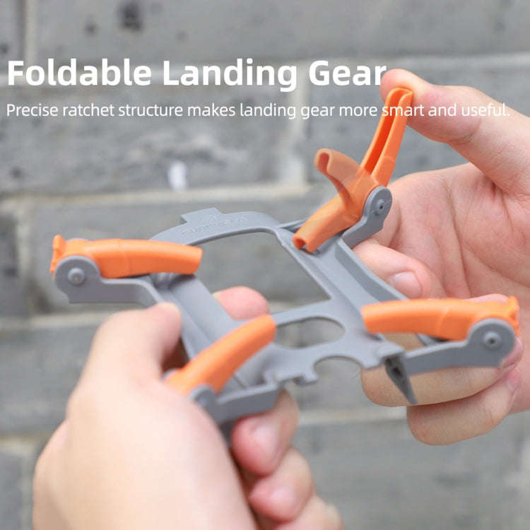For DJI Air 3S / 3 Sunnylife Landing Gear Extensions Heightened Spider Gears Support Leg (Orange)