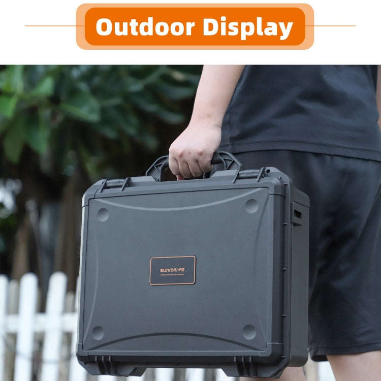 For DJI Air 3S / 3 Sunnylife Safety Carrying Case Large Capacity Waterproof Shock-proof Hard Trav...
