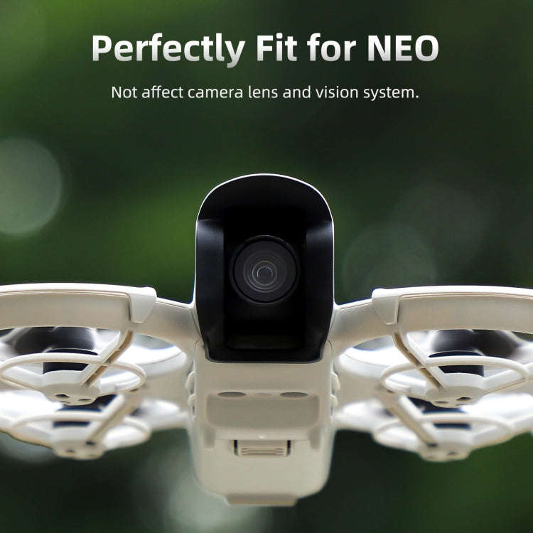 For DJI Neo Sunnylife Lens Hood Anti-glare Lens Cover Sunhood Gimbal Protective Cap (Black)