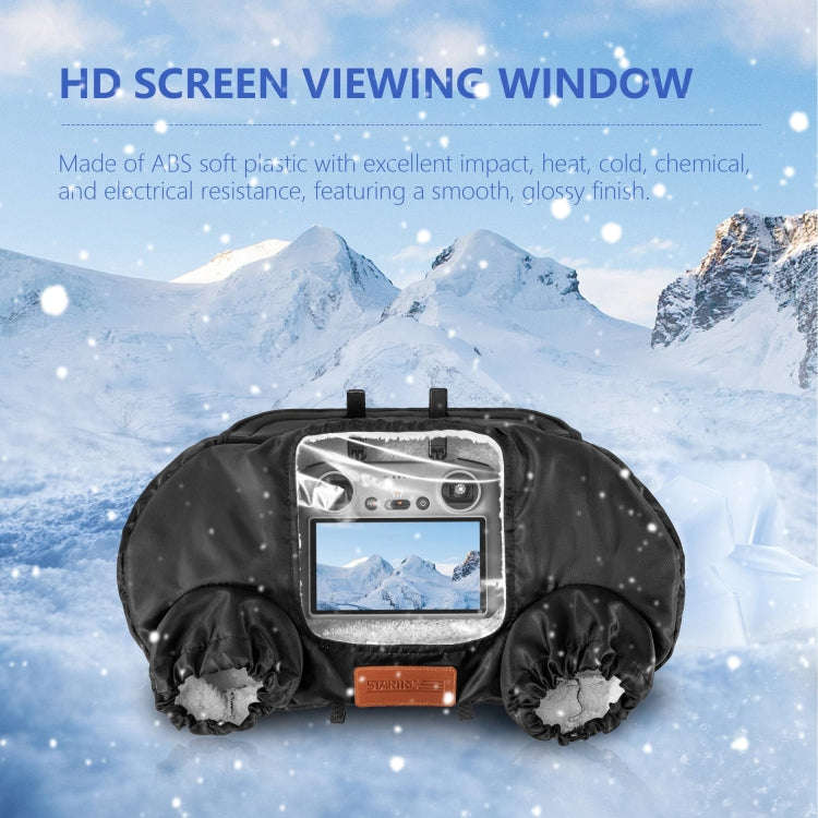 STARTRC Universal Drone Remote Control Winter Warm Gloves (Black)