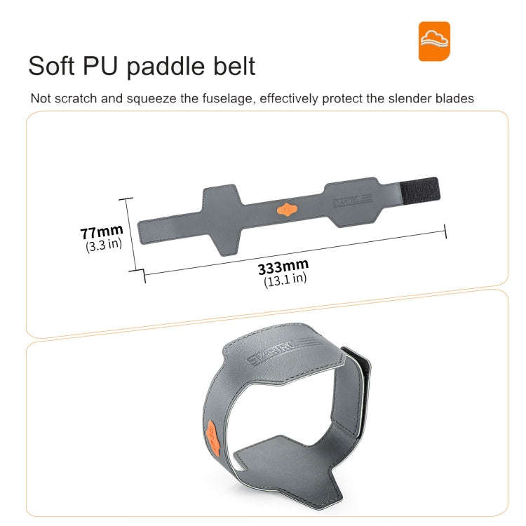 For DJI Air 3S / Air 3 STARTRC Drone PU Propellers Holder (Grey)