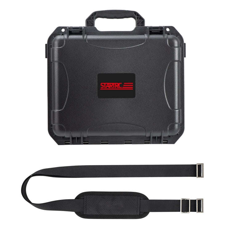For DJI Osmo Action 5 Pro STARTRC Waterproof EVA ABS Dual-layer Suitcase Storage Box (Black)
