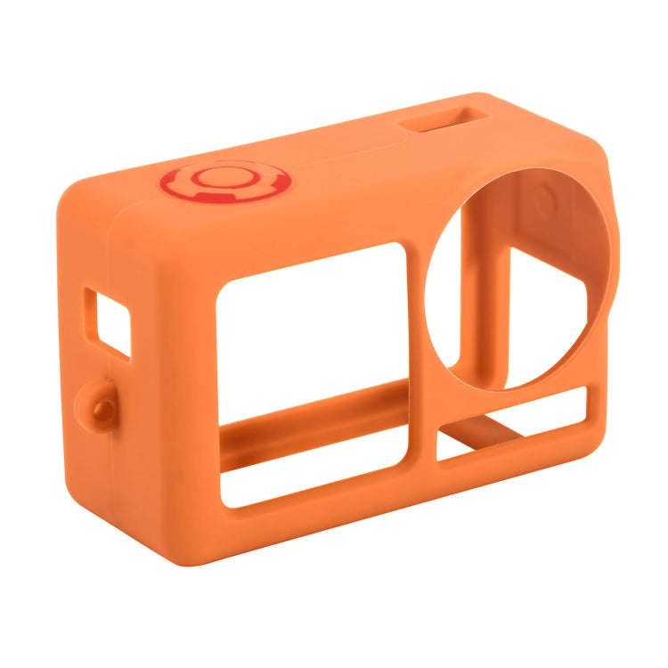 For DJI Osmo Action 5 Pro STARTRC Silicone Protective Case with Lens Cover (Orange)