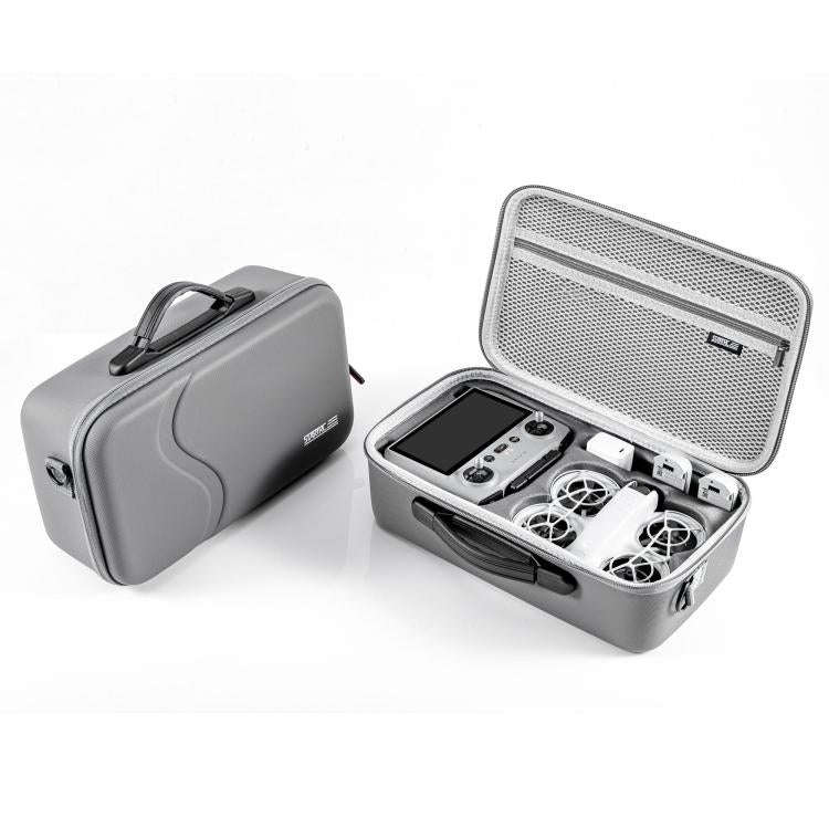 For DJI Neo STARTRC Shoulder PU Storage Bag Handbag, Compatible With RC2 (Grey)