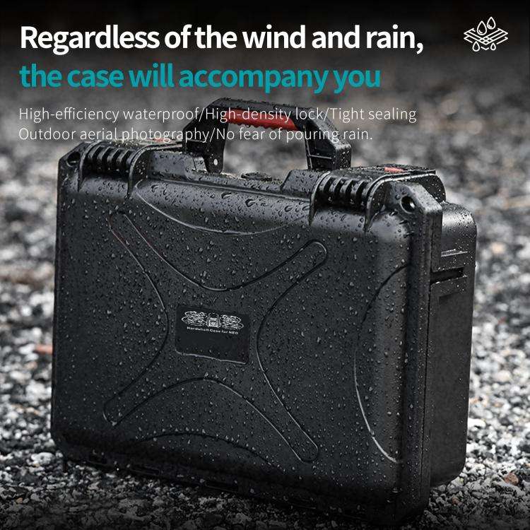For DJI Neo / RC2 / RC-N3 STARTRC Waterproof PP Suitcase Shoulder Storage Box (Black)