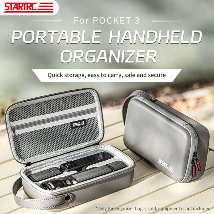For DJI OSMO Pocket 3 STARTRC Portable Carrying Case Body Storage Bag (Grey)