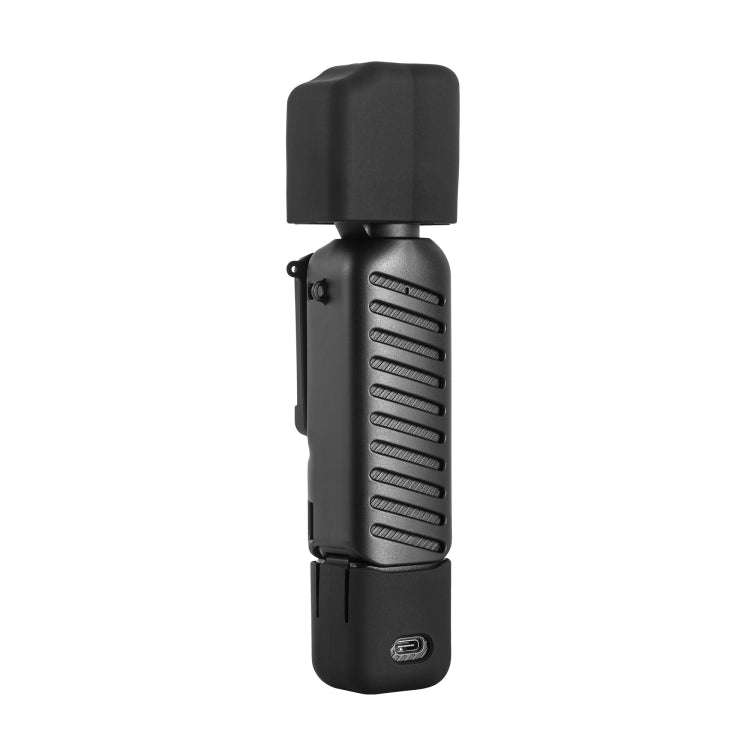 For DJI OSMO Pocket 3 STARTRC 5 in 1 Body Lens Handle Screen Silicone TPU Case (Black)