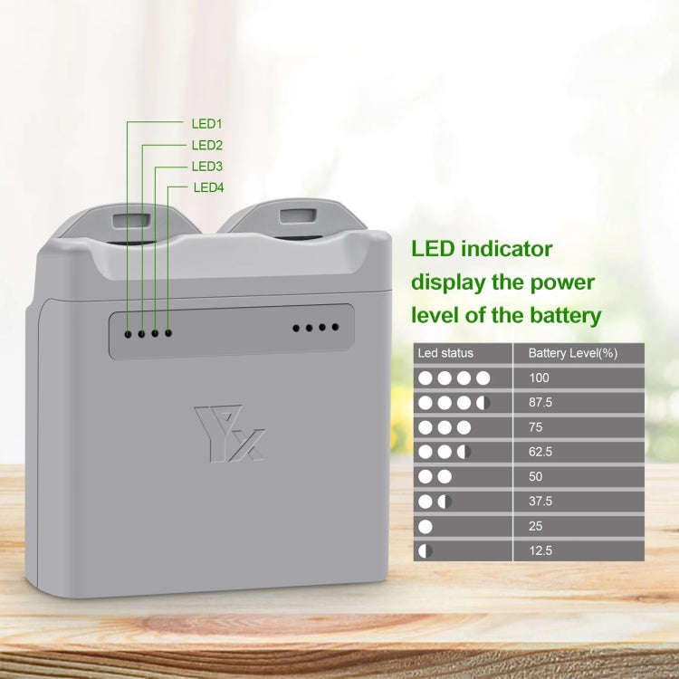 For DJI Neo XY 2-Channel Battery Charger Battery Charge Manager (Grey)