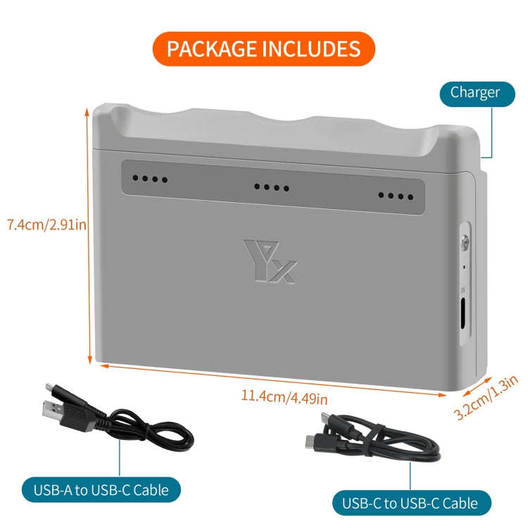 For DJI Neo XY 3-Channel Battery Charger Battery Charge Manager (Grey)
