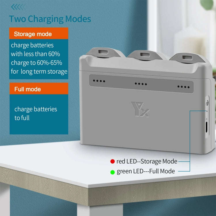 For DJI Neo XY 3-Channel Battery Charger Battery Charge Manager (Grey)